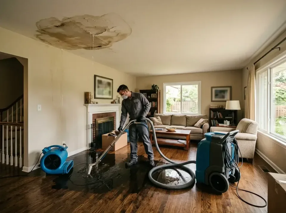 attic-pipe-burst-ceiling-drip-008 — frequently asked questions, Water Damage Restoration & Carpet Care in Dawsonville, GA